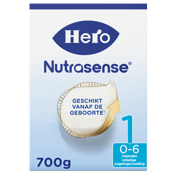Hero Nutrasense 1 0-6 Maanden Volledige Zuigelingenvoeding 2 x 350 g