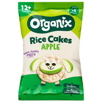 Organix Rijstwafels Apple Rice Cake Clouds 7+ maanden 40 g