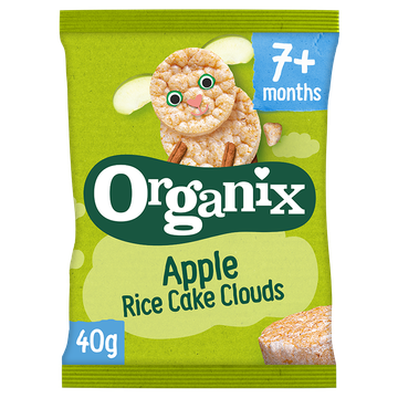 Organix Rijstwafels Apple Rice Cake Clouds 7+ maanden 40 g