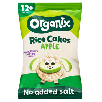 ORGANIX BIO babyvoeding Appel Rijstwolkjes 12+M 40g
