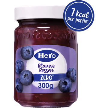 Hero Jam Blauwe Bessen Zero 300g