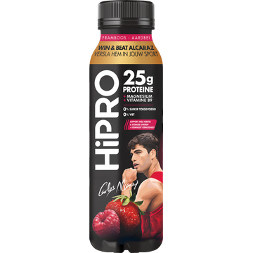 HiPRO Protein Drink Framboos Aardbei 300 ml