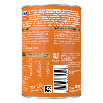 Unox Knaks Kip 400 g