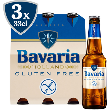 Bavaria - Pils - Glutenvrij - Fles - 3 x 330ML