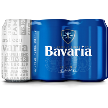 Bavaria - Pilsener - Blik - 6 x 330ML