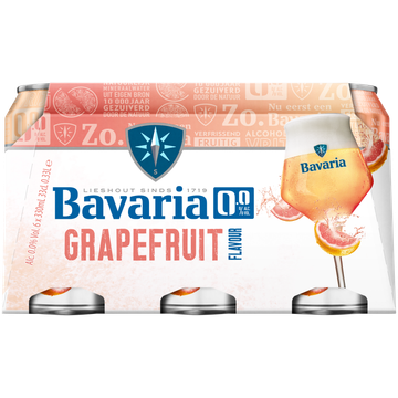 Bavaria Grapefruit 0,0% 6x330ML