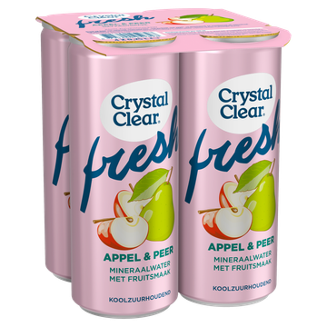 Crystal Clear Appel-Peer 4x250ML