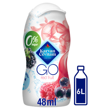 Karvan Cévitam GO Rood Fruit Siroop 48 ml