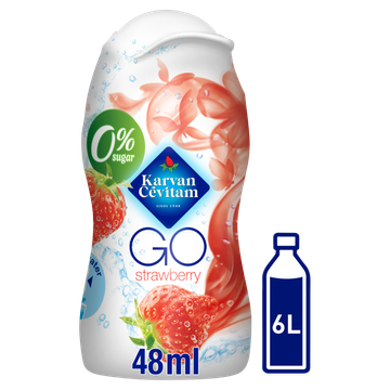 Karvan Cévitam GO Aardbei Siroop 48 ml