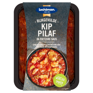 Lochtman Rijkgevulde Kip Pilaf in Zoetzure Saus 500 g