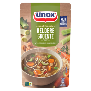 Unox Smaakfavoriet Soep in Zak Heldere Groente 570 ml
