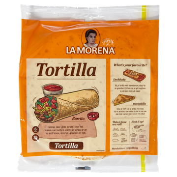 La Morena Tortilla Wrap Naturel 370 g