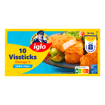 Iglo Vissticks Omega 3 10 Stuks 300 g