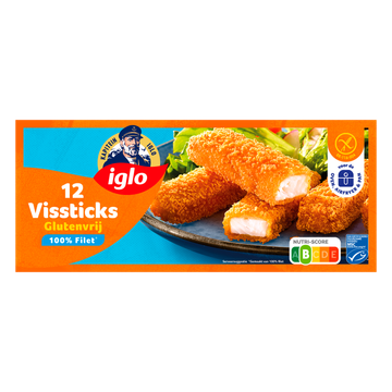 Iglo Vissticks Glutenvrij 12 Stuks