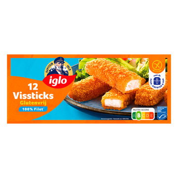 Iglo Vissticks Glutenvrij 12 Stuks
