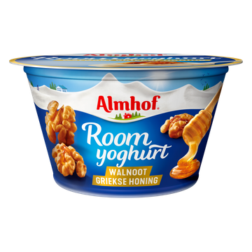 Almhof roomyoghurt walnoot Griekse honing 150 g