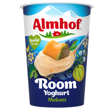 Almhof Roomyoghurt Meloen 500g