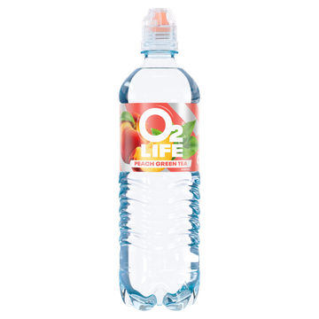 O2 Life Peach Green Tea Flavour 750 ml