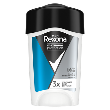 Rexona Men Maximum Protection Anti-Transpirant Crème Stick Clean Scent 45 ml