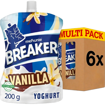 Melkunie Breaker Vanille Yoghurt 6 x 200 g