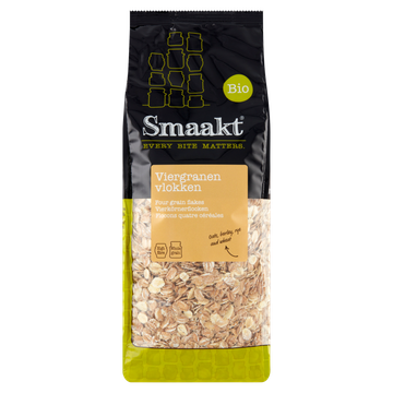 Smaakt Bio Viergranen Vlokken 500 g