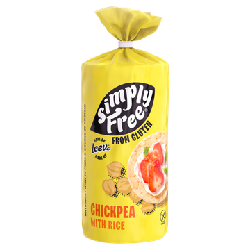 Simply free From Gluten - Kikkererwten wafels met rijst 100g