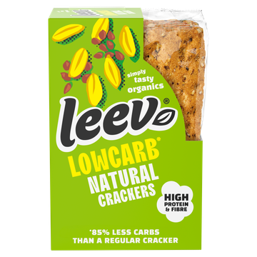 Leev® bio LOWCARB crackers natural 80g