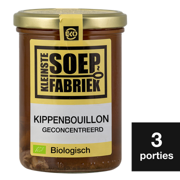 KleinsteSoepFabriek Kippenbouillon Biologisch 400 ml