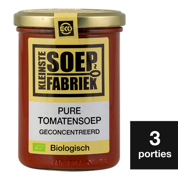 KleinsteSoepFabriek Pure Tomatensoep Biologisch 400 ml