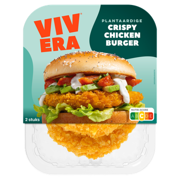 Vivera Plantaardige Crispy Chicken Burger 2 Stuks 200 g