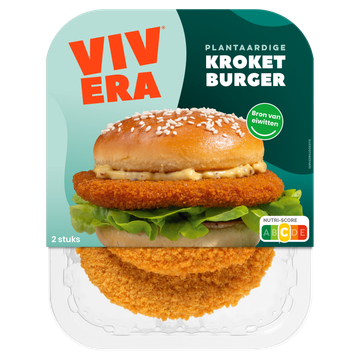 Vivera Plantaardige Kroketburger 2 Stuks 150 g