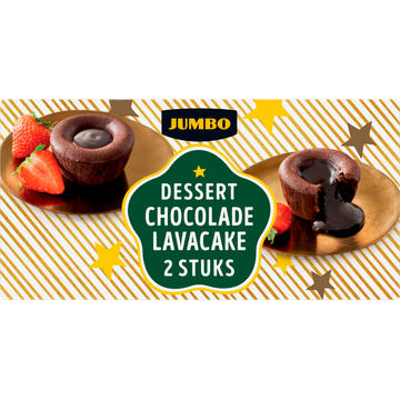 Jumbo Dessert Lavacake Chocolade 2 Stuks