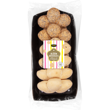 Jumbo Bloem Broodjes Volkoren, Wit & Meergranen 6 Stuks