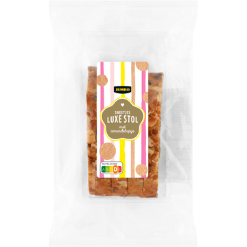 Jumbo Sneetjes Luxe Stol met Amandelspijs 225 g