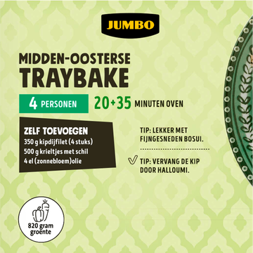 Jumbo Maaltijdpakket Midden-Oosterse Traybake 4 Personen