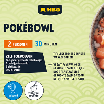 Jumbo Gesneden Maaltijdpakket Pokébowl 2 Personen