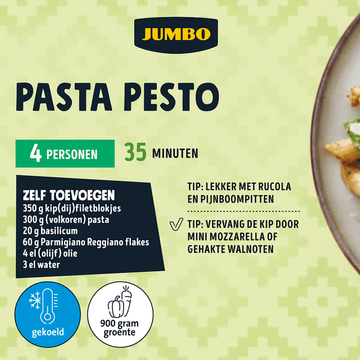 Jumbo Verspakket Pasta Pesto 4 Personen