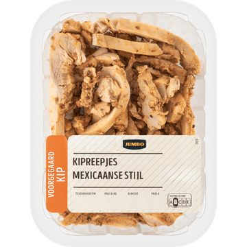 Jumbo Voorgegaard Kipreepjes Mexicaanse Stijl 135 g