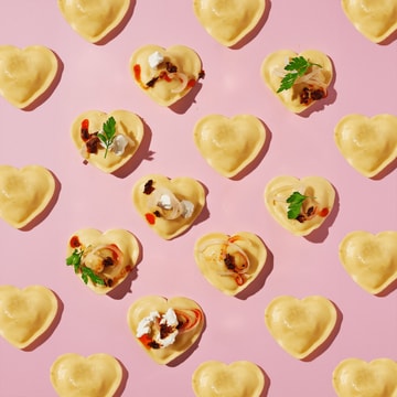 Jumbo's Verse Pasta Hartjes Parmigiano Reggiano met Truffelsmaak 250 g