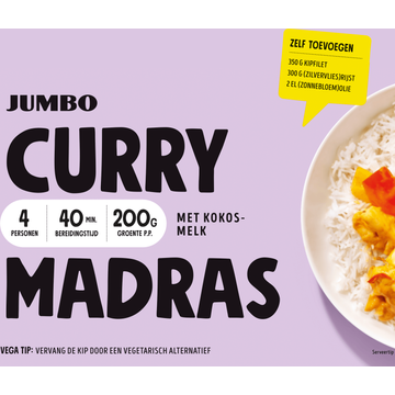 Jumbo Curry Madras Verspakket 4 Personen