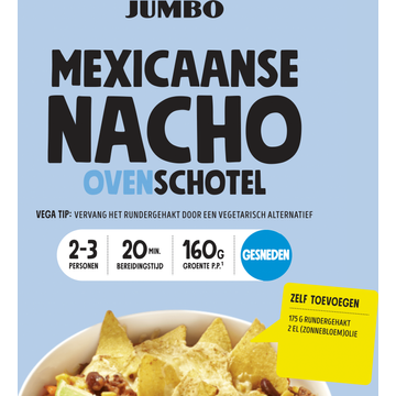 Jumbo Mexicaanse Nacho Ovenschotel Verspakket 2-3 Personen