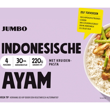 Jumbo Indonesische Ayam Verspakket 4 Personen