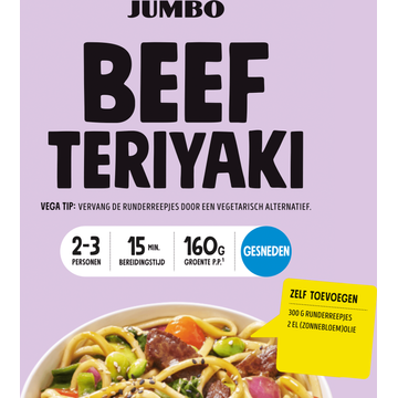 Jumbo Beef Teriyaki Verspakket 2-3 Personen