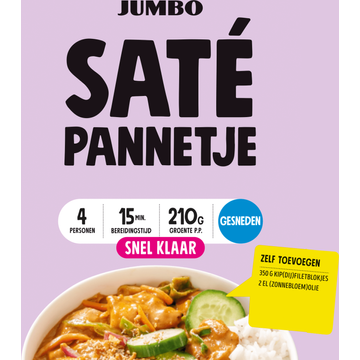 Jumbo Satépannetje Gesneden Verspakket 4 Personen