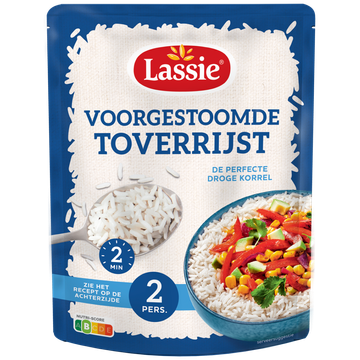 Lassie Voorgestoomde Toverrijst Panklaar 250 g
