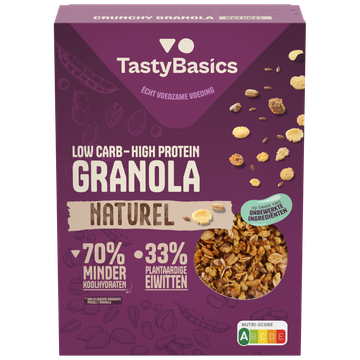 TastyBasics Low Carb - High Protein Granola Naturel