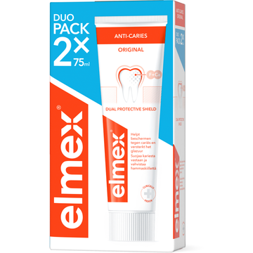 Elmex® Anti-Caries Tandpasta Voordeelverpakking 2 x 75ML