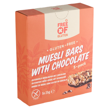Free Of Gluten GV Mueslibars choco 125g