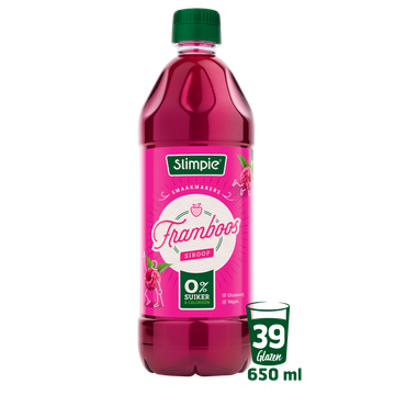 Slimpie Framboos Siroop 650 ml