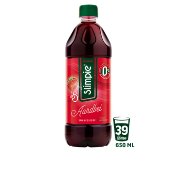 Slimpie Aardbei Siroop 650 ml